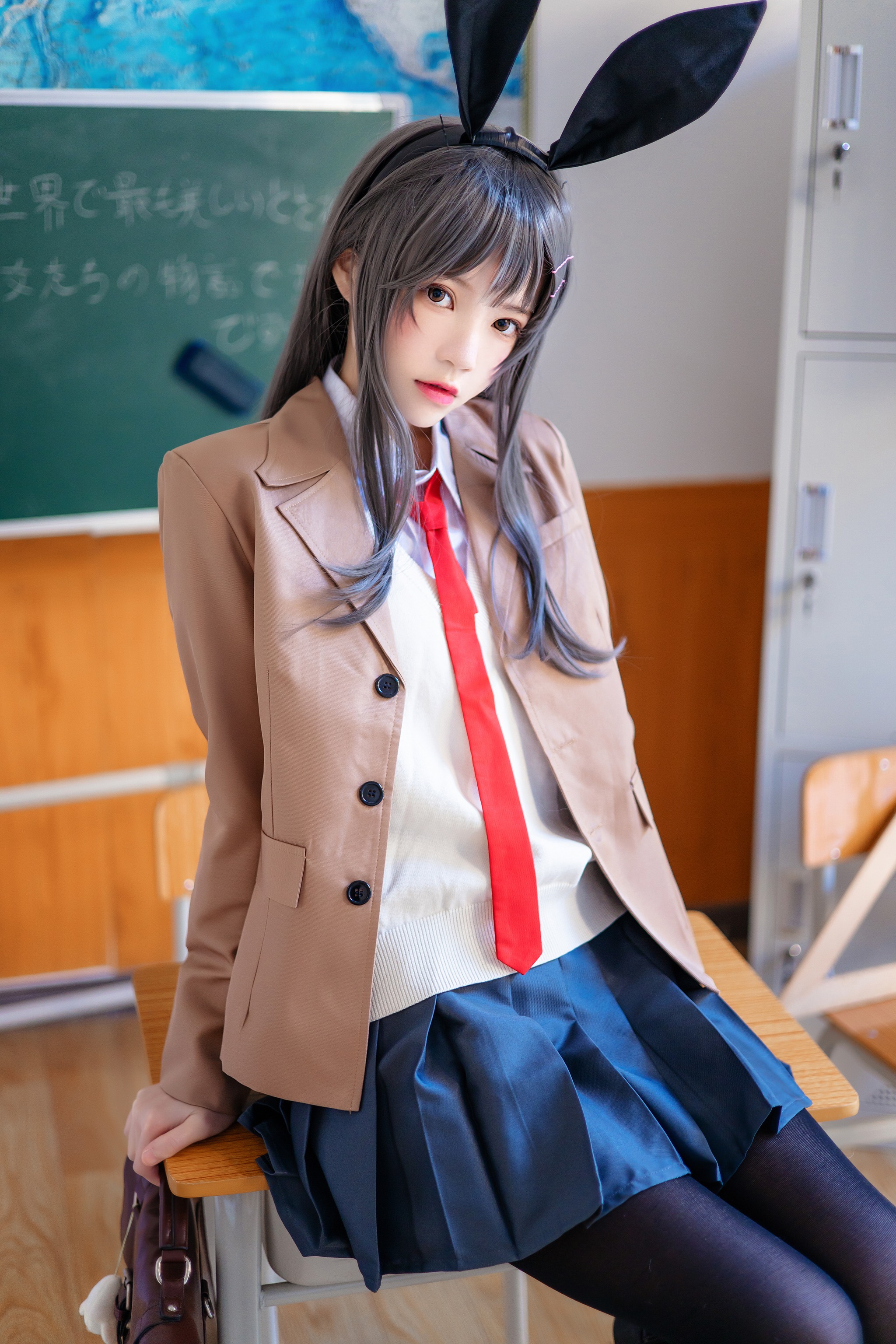 图片[1]-桜桃喵 – NO.122 麻衣制服 [52P]-XikXak